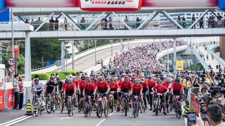 五千人出賽城市添活力 香港單車節(jié)騎完都嘆靚