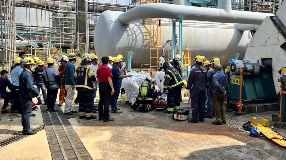 臺媒：桃園煉油廠硫化氫外洩 現場1人無生命跡象